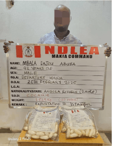 Angolan Businessman Excretes 120 Cocaine Wraps
