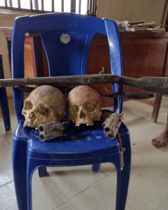 Police Arrest Suspects with Human Skulls, Recover Stolen Items in Ebonyi