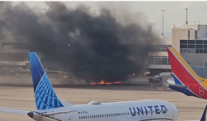 American Airlines Plane Fire: Passengers Evacuate via Wing Amid Smoke and Chaos
