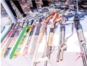 Police Intercept 488 AK-47 Rifles, Arrest 2,000 Suspects