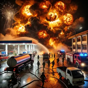 Fuel Tanker Explosion Rocks A.A Rano Filling Station in Kontagora